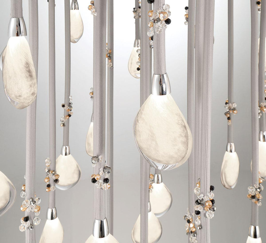 LIB & CO, BELLISSIMA 32 LIGHT LED GRAND CHANDELIER, CHANDELIER LIGHT