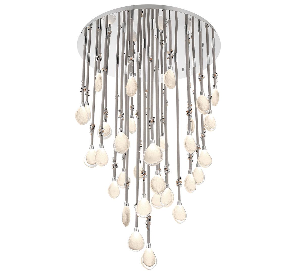 LIB & CO, BELLISSIMA 32 LIGHT LED GRAND CHANDELIER, CHANDELIER LIGHT
