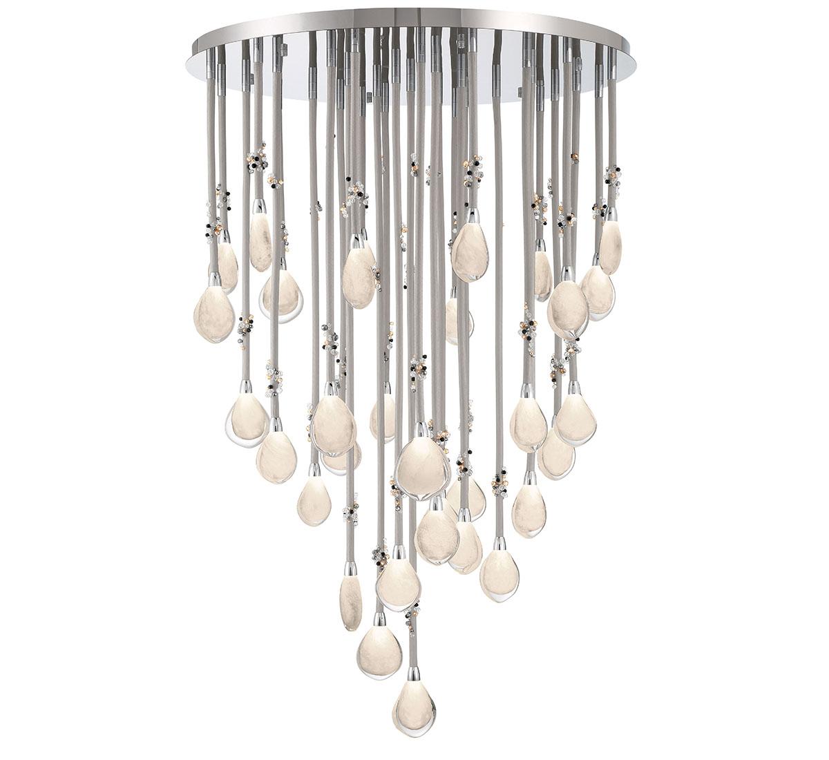 LIB & CO, BELLISSIMA 32 LIGHT LED GRAND CHANDELIER, CHANDELIER LIGHT