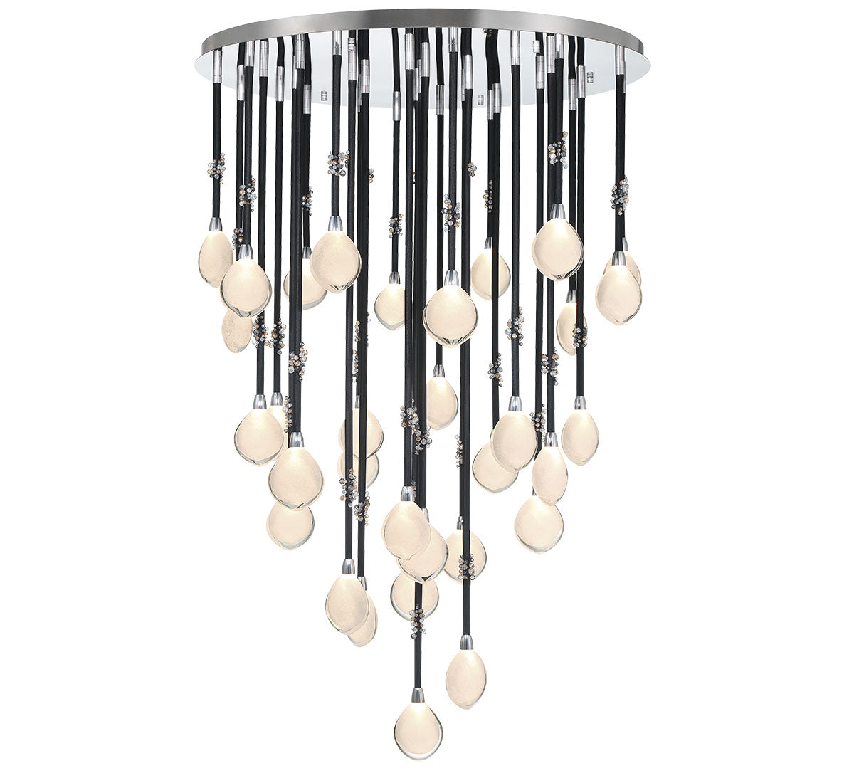 LIB & CO, BELLISSIMA 32 LIGHT LED GRAND CHANDELIER, CHANDELIER LIGHT