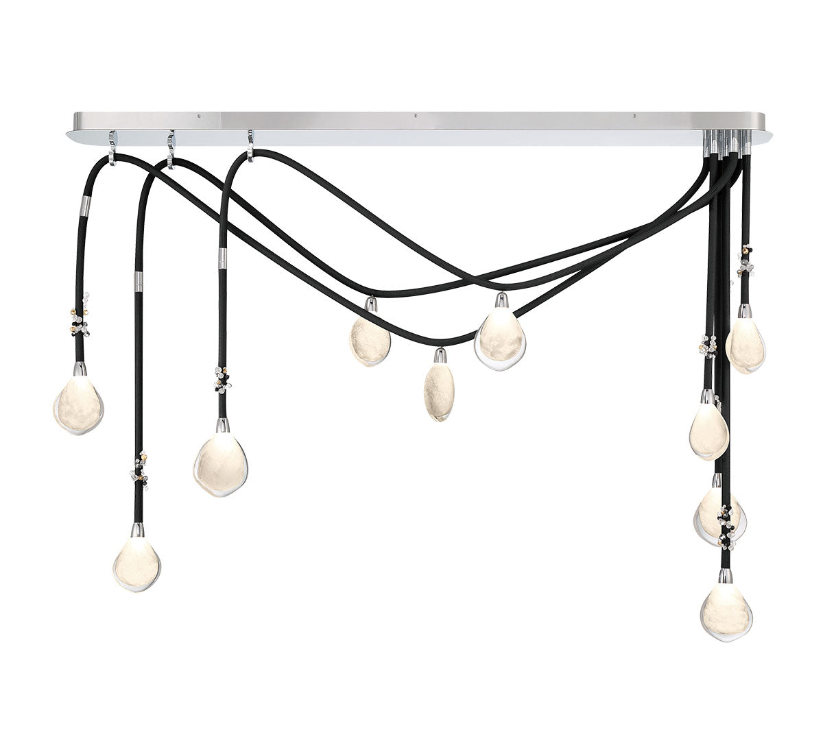 LIB & CO, BELLISSIMA 10 LIGHT LINEAR LED CHANDELIER, CHANDELIER LIGHT