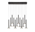 LIB & CO, PIATTO 12 LIGHT LINEAR LED CHANDELIER, CHANDELIER LIGHT