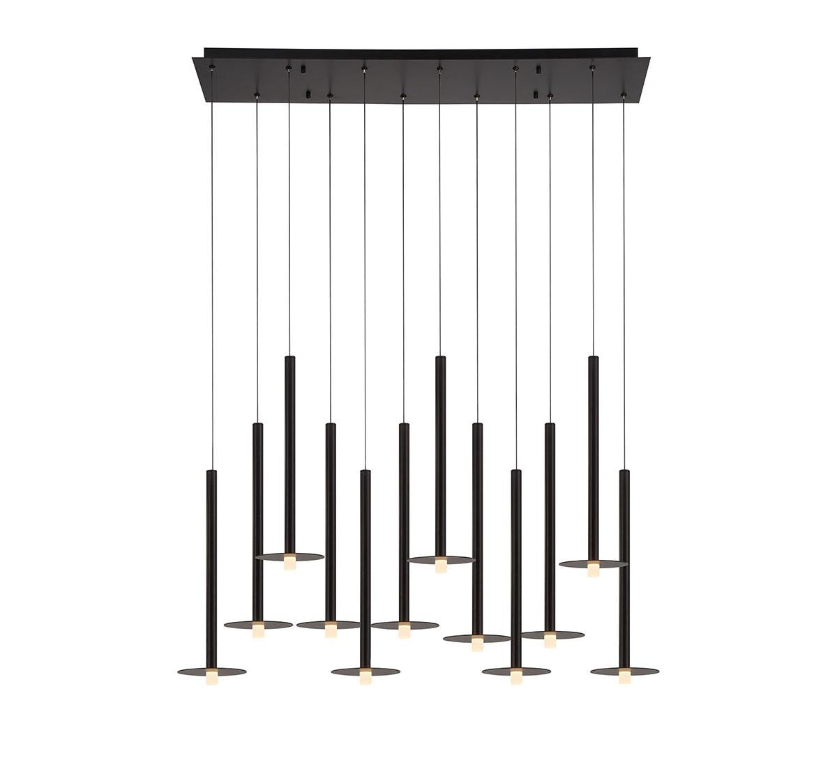 LIB & CO, PIATTO 12 LIGHT LINEAR LED CHANDELIER, CHANDELIER LIGHT