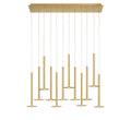LIB & CO, PIATTO 12 LIGHT LINEAR LED CHANDELIER, CHANDELIER LIGHT