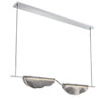 LIB & CO, SAVONA 2 LIGHT LINEAR LED CHANDELIER, CHANDELIER LIGHT