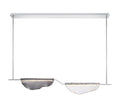 LIB & CO, SAVONA 2 LIGHT LINEAR LED CHANDELIER, CHANDELIER LIGHT
