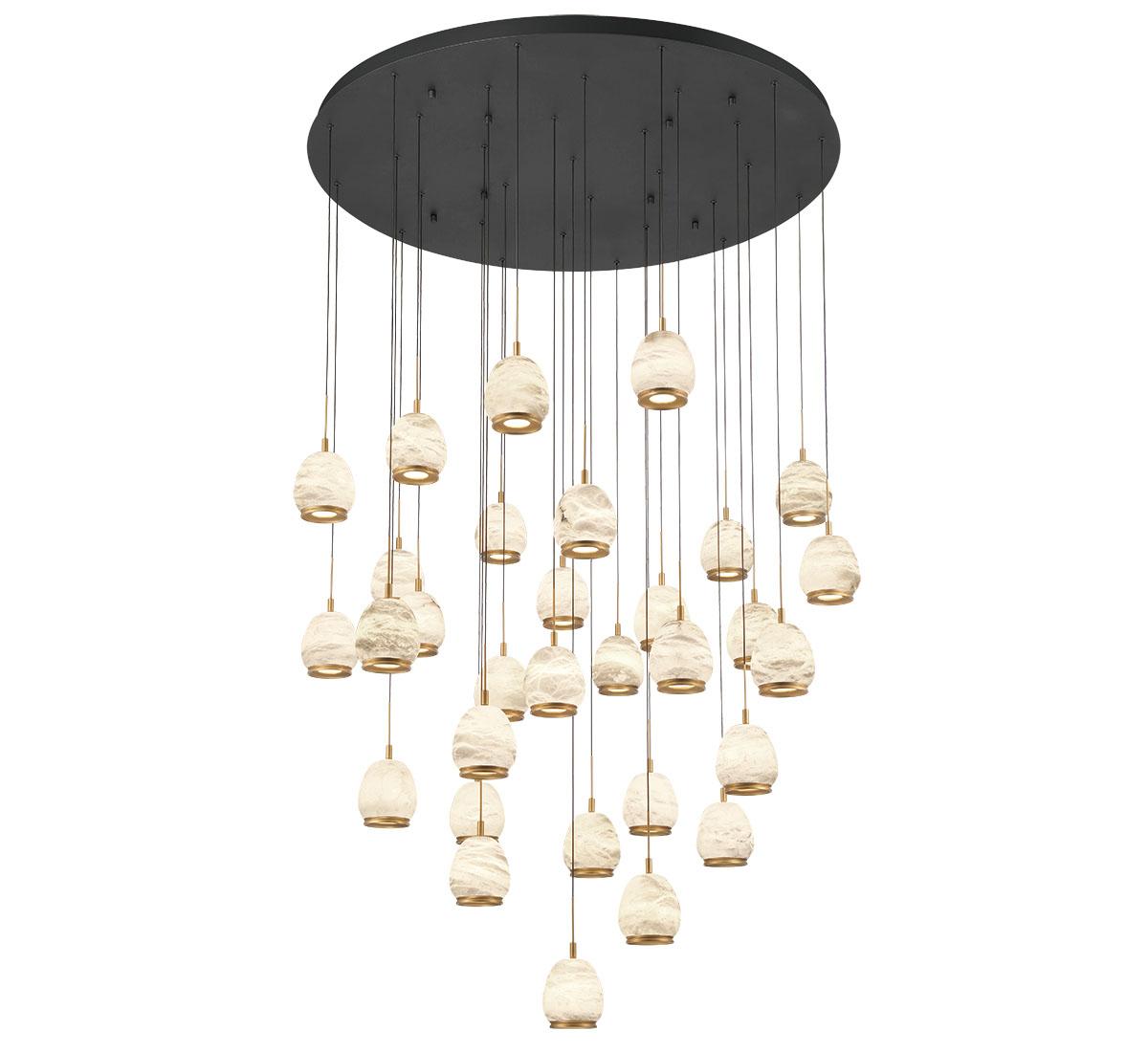 LIB & CO, LUCIDATA 31 LIGHT LED GRAND CHANDELIER, CHANDELIER LIGHT