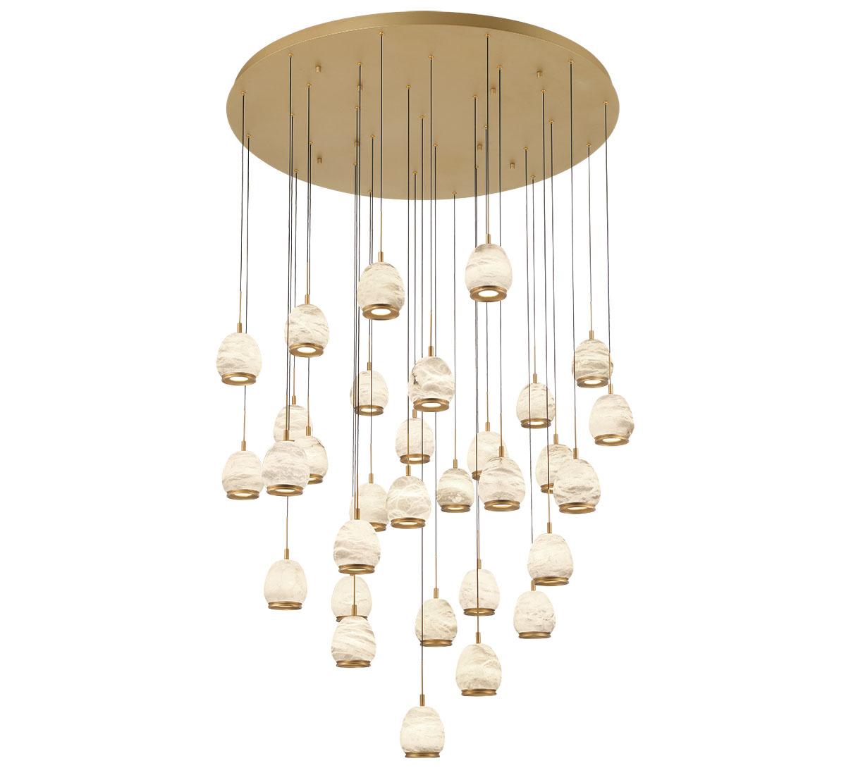 LIB & CO, LUCIDATA 31 LIGHT LED GRAND CHANDELIER, CHANDELIER LIGHT