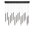 LIB & CO, SOFFIO 16 LIGHT LINEAR LED CHANDELIER, CHANDELIER LIGHT