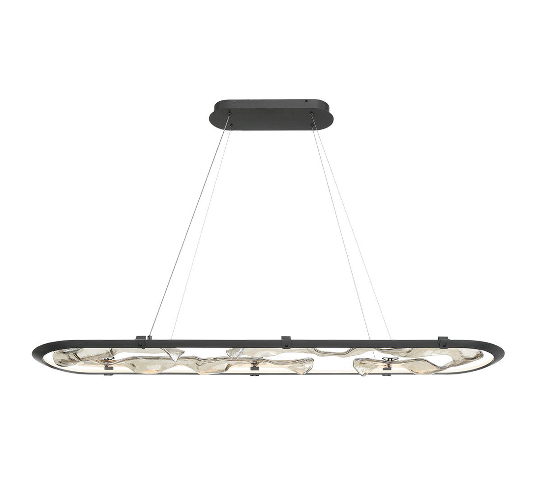 LIB & CO, NETTUNO PAINTED BRUSHED GREY, CHANDELIER LIGHT