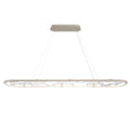 LIB & CO, NETTUNO PAINTED BRUSHED CHAMPAGNE, CHANDELIER LIGHT