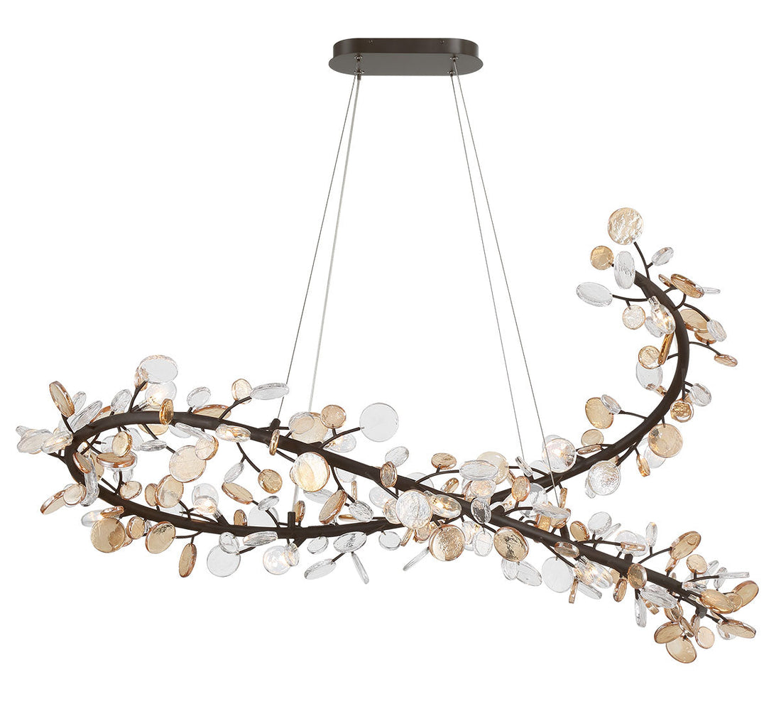 LIB & CO, PISA 17 LIGHT OVAL LED CHANDELIER, CHANDELIER LIGHT