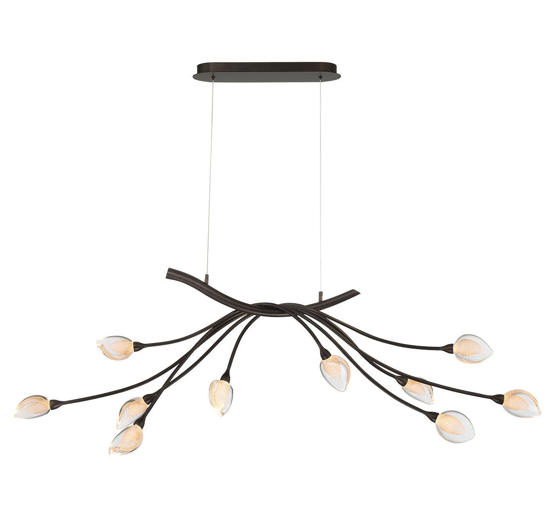LIB & CO, MODENA 10 LIGHT OVAL LED CHANDELIER, CHANDELIER LIGHT