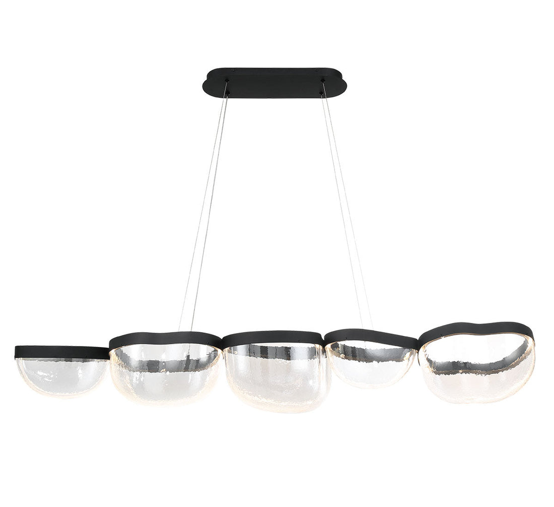 LIB & CO, AVEAH 5 LIGHT LINEAR LED CHANDELIER, CHANDELIER LIGHT