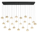 LIB & CO, CALCOLO 23 LIGHT RECTANGULAR LED CHANDELIER, CHANDELIER LIGHT
