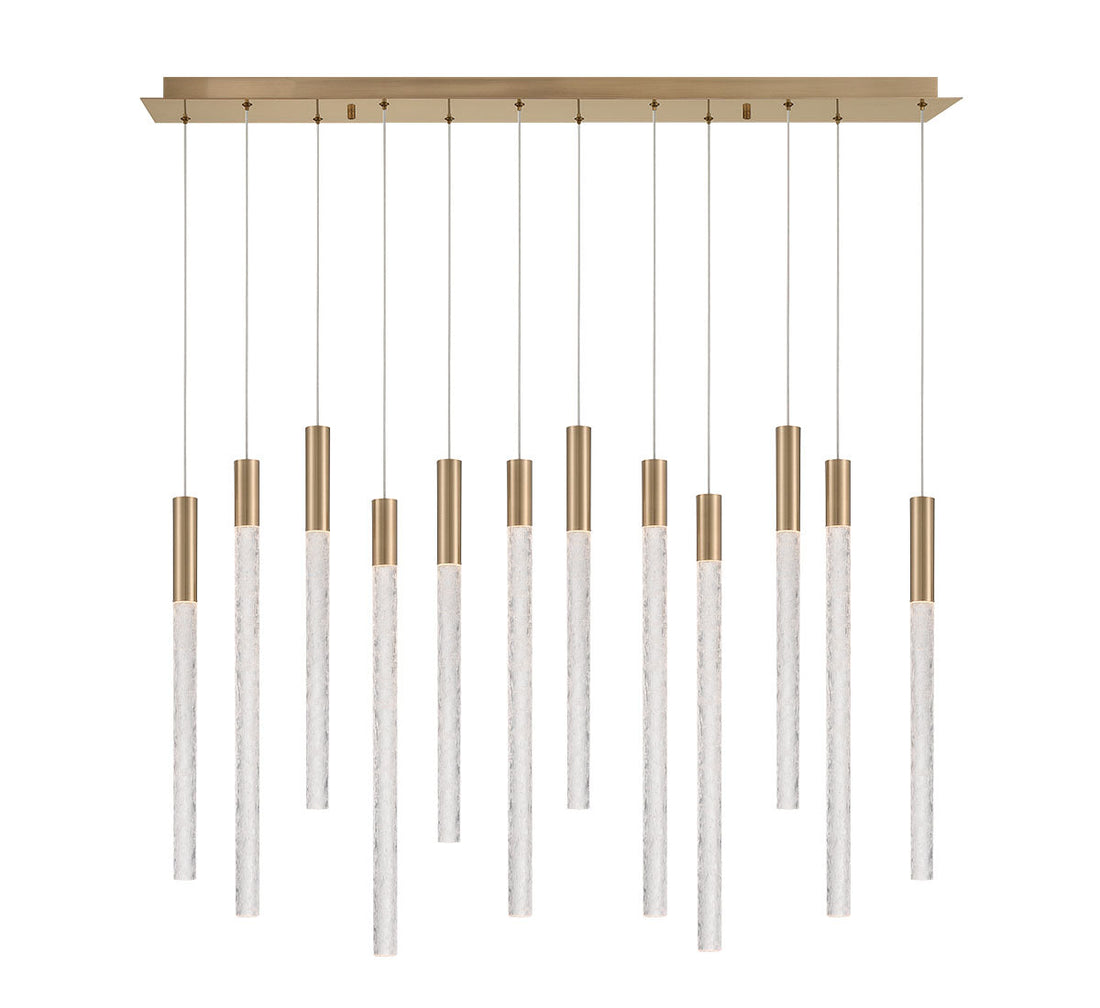 LIB & CO, GRAVINA 12 LIGHT RECTANGULAR LED CHANDELIER, CHANDELIER LIGHT