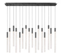 LIB & CO, GRAVINA 16 LIGHT RECTANGULAR LED CHANDELIER, CHANDELIER LIGHT