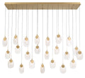 LIB & CO, CASTELO 23 LIGHT RECTANGULAR LED CHANDELIER, CHANDELIER LIGHT