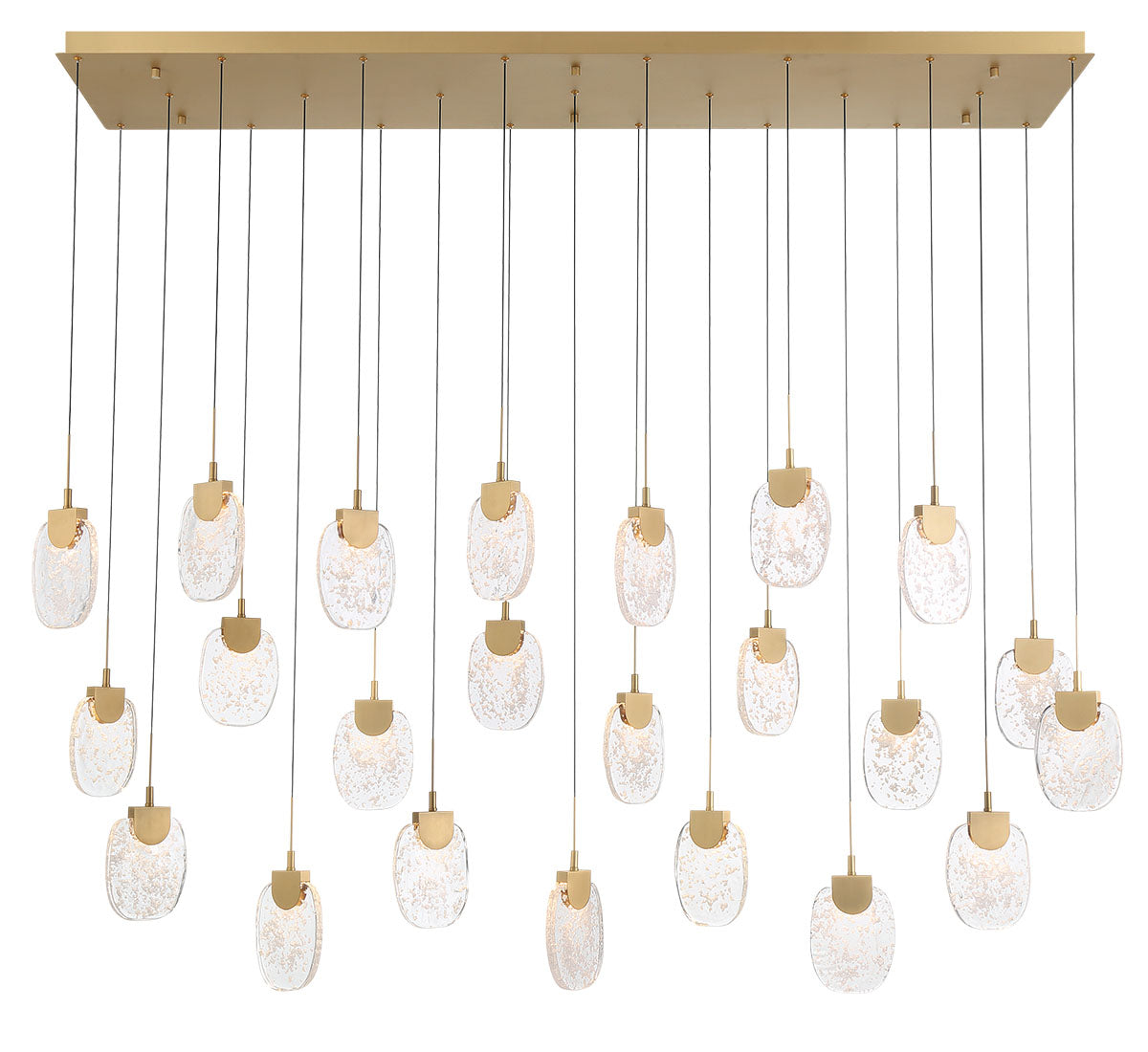 LIB & CO, CASTELO 23 LIGHT RECTANGULAR LED CHANDELIER, CHANDELIER LIGHT