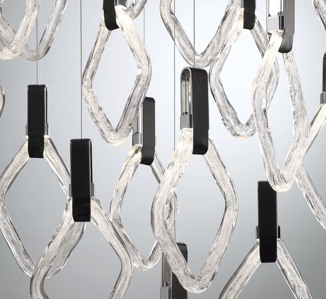 LIB & CO, CATANIA 8 LIGHT ROUND LED CHANDELIER, CHANDELIER LIGHT