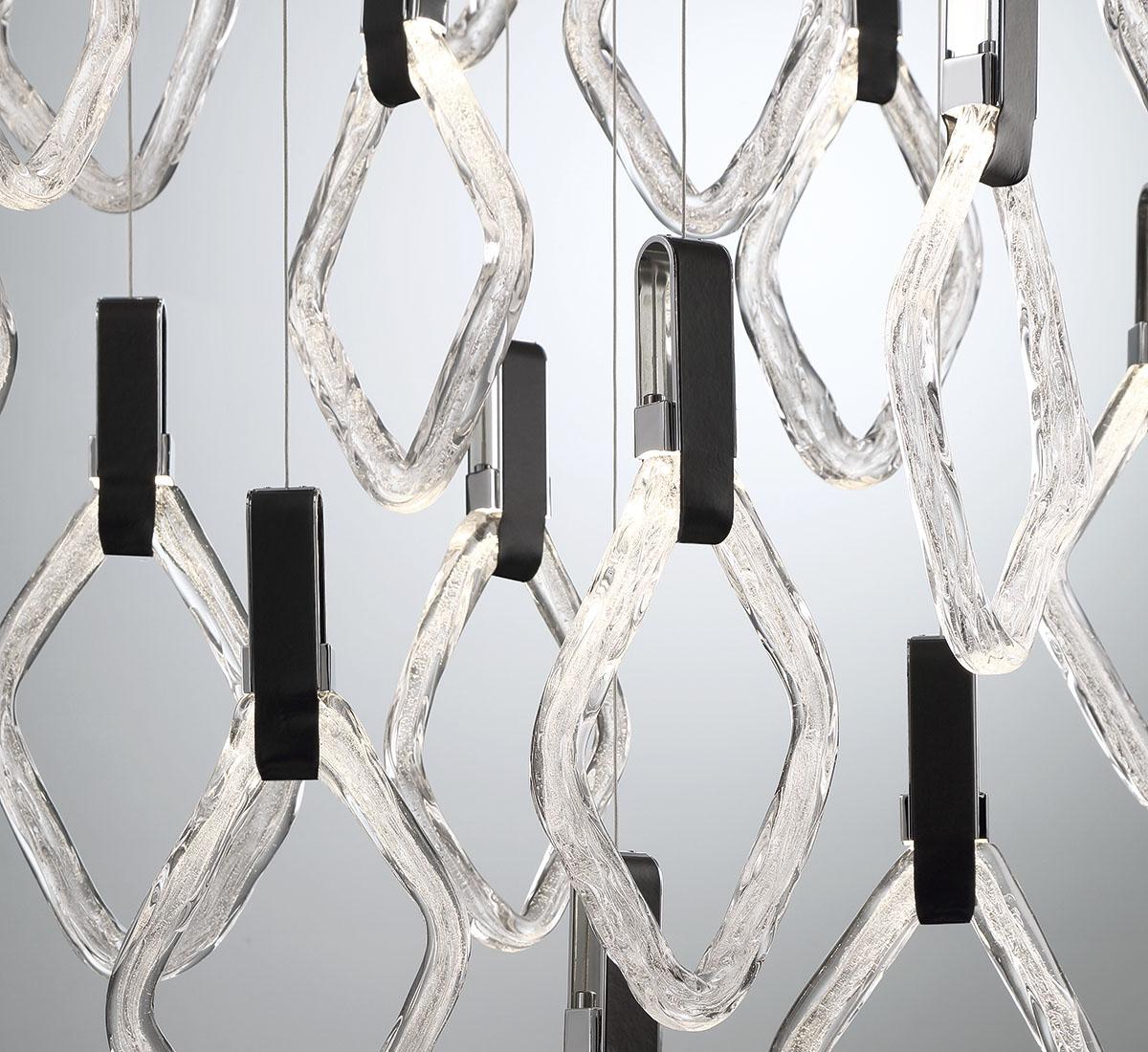 LIB & CO, CATANIA 8 LIGHT ROUND LED CHANDELIER, CHANDELIER LIGHT