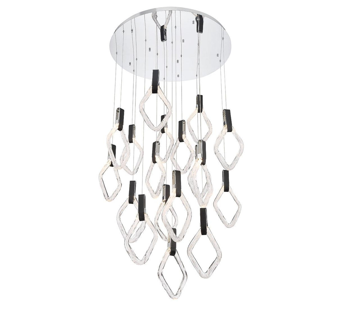 LIB & CO, CATANIA 18 LIGHT ROUND LED CHANDELIER, CHANDELIER LIGHT