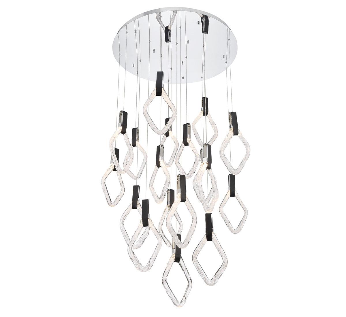 LIB & CO, CATANIA 18 LIGHT ROUND LED CHANDELIER, CHANDELIER LIGHT