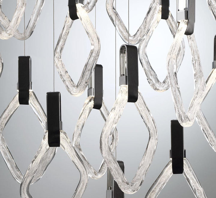 LIB & CO, CATANIA 18 LIGHT ROUND LED CHANDELIER, CHANDELIER LIGHT