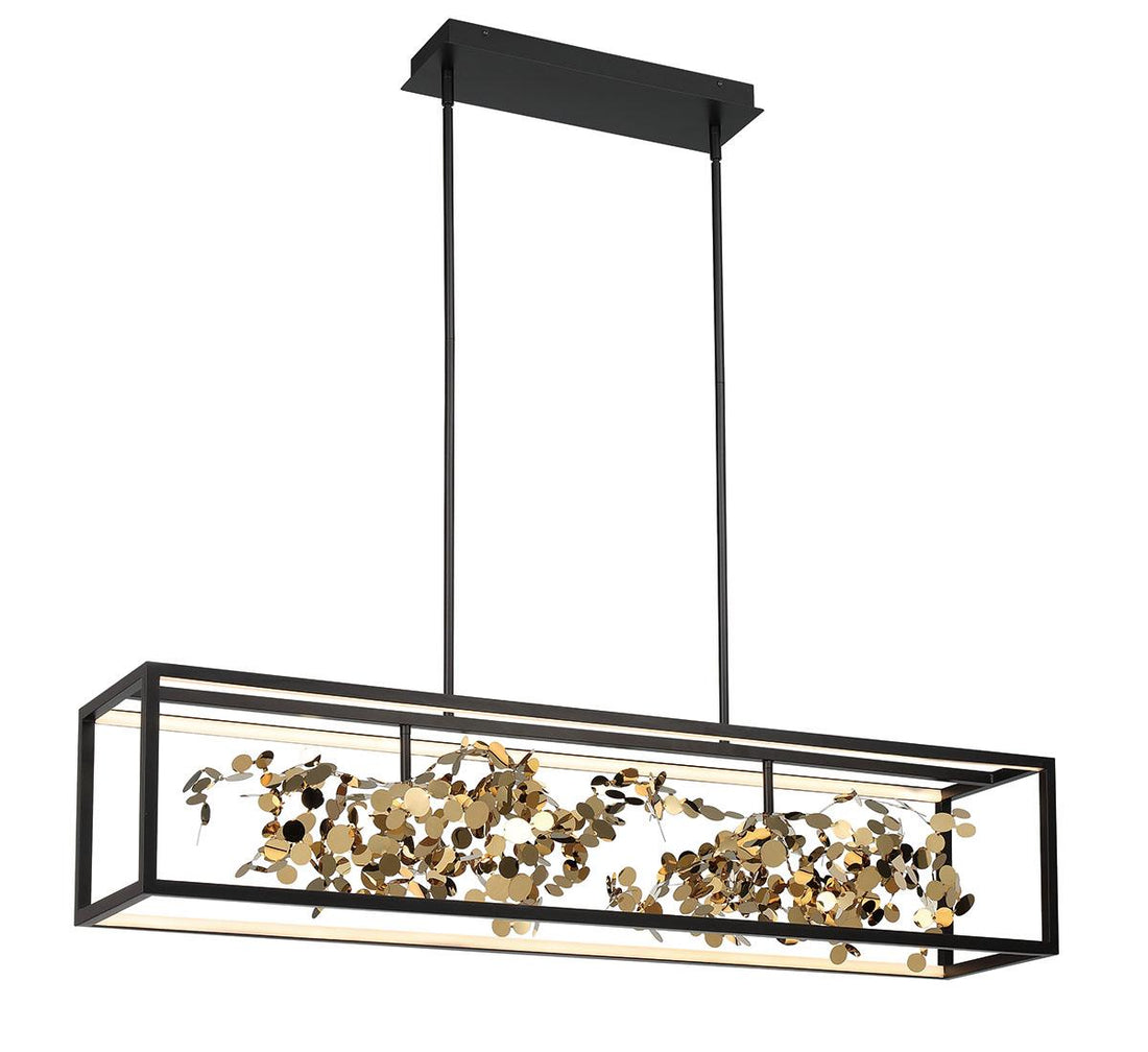 LIB & CO, TERLIZZI LARGE LINEAR LED CHANDELIER, CHANDELIER LIGHT