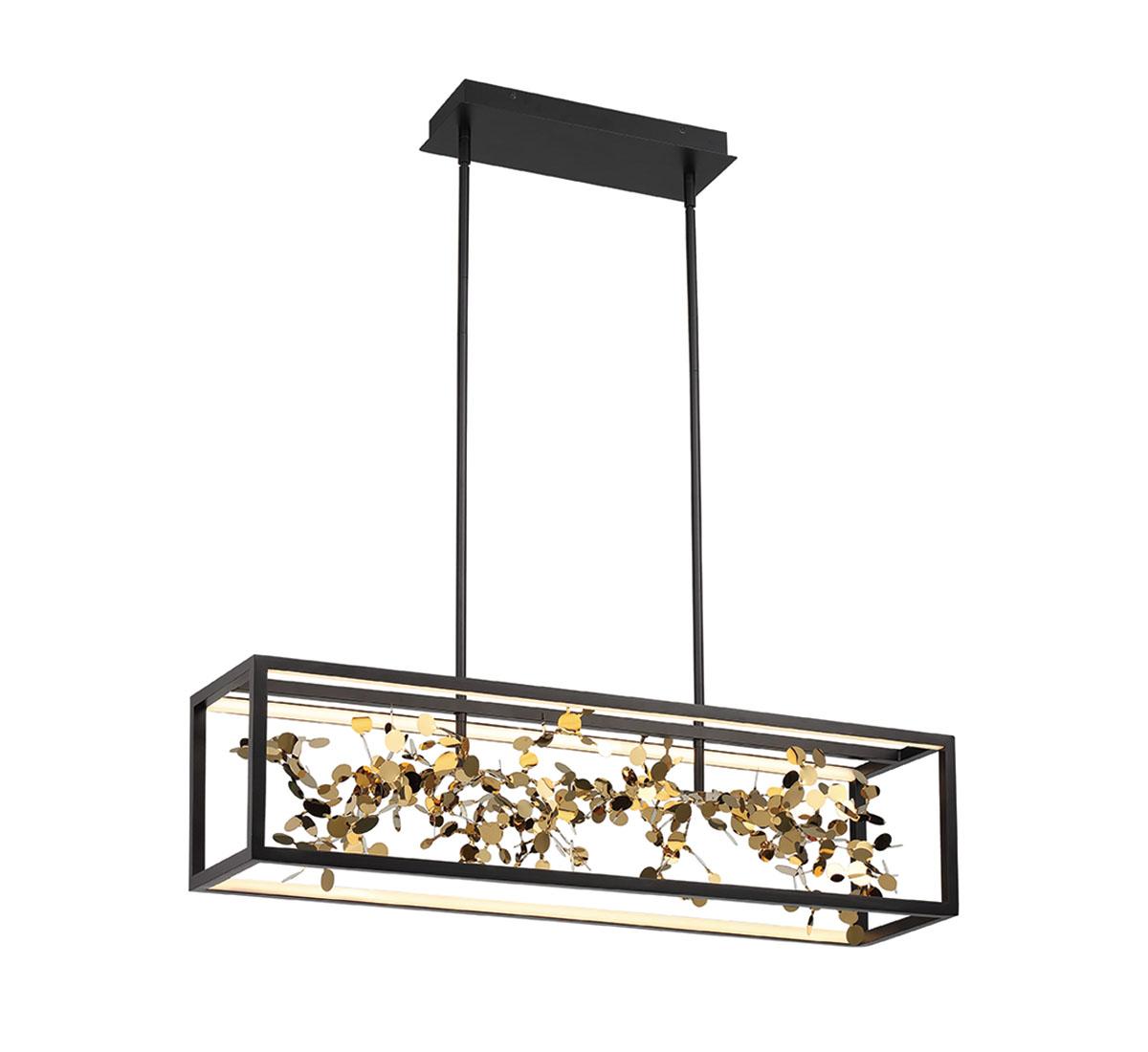 LIB & CO, TERLIZZI MEDIUM LINEAR LED CHANDELIER, CHANDELIER LIGHT