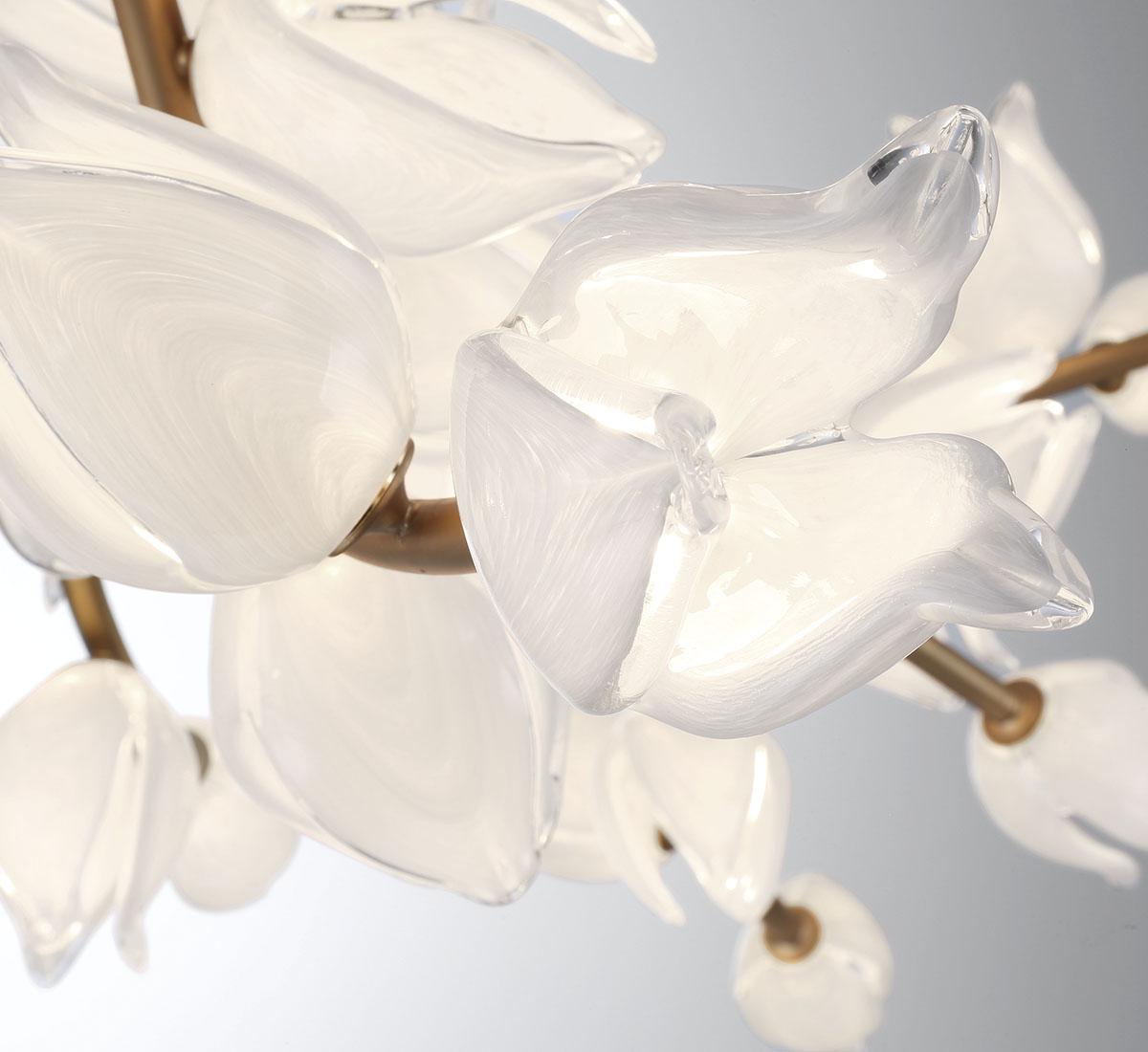 LIB & CO, BELLUNO 26 LIGHT OVAL LED CHANDELIER, CHANDELIER LIGHT
