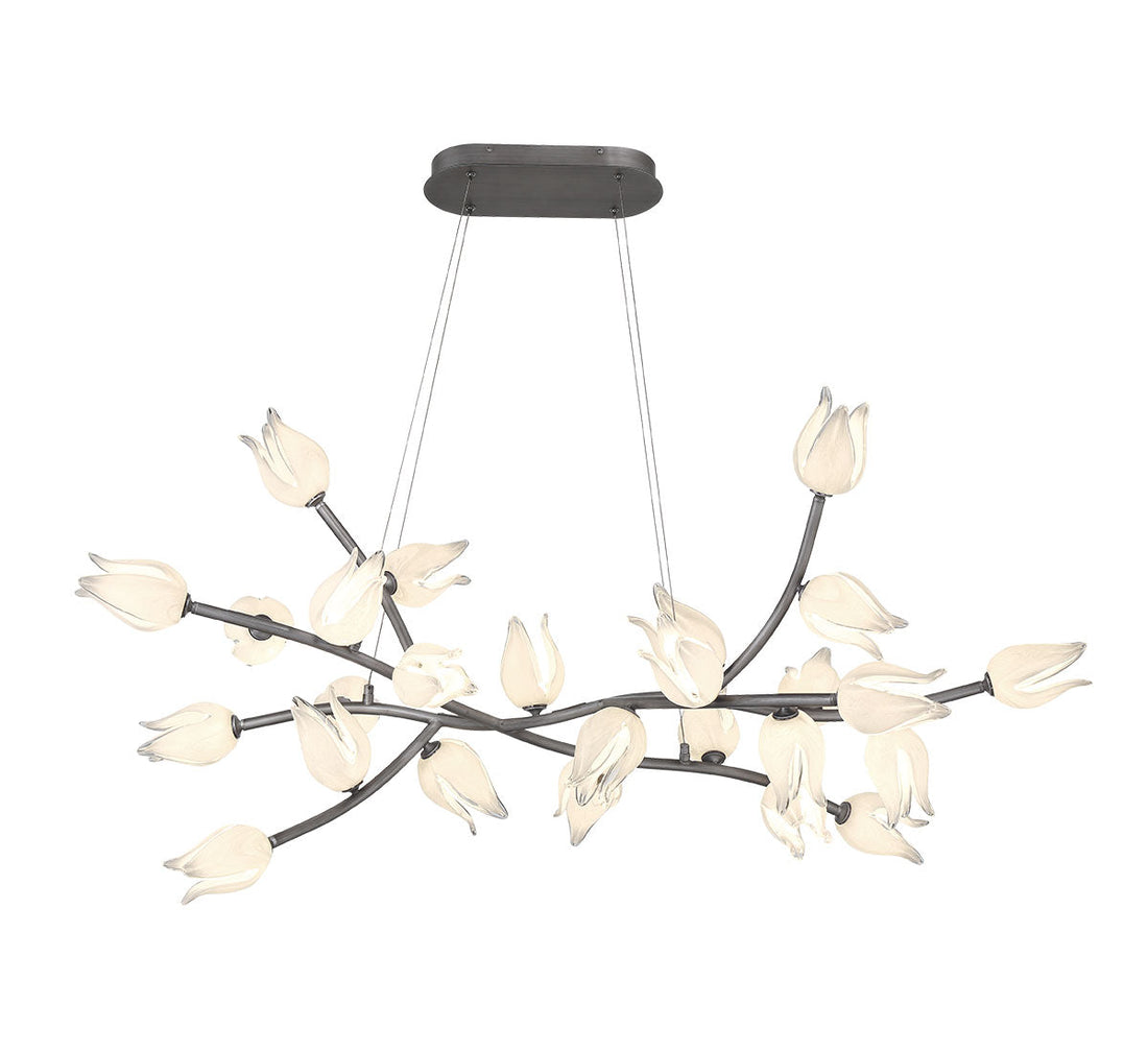 LIB & CO, BELLUNO BRUSHED VINTAGE GREY, CHANDELIER LIGHT
