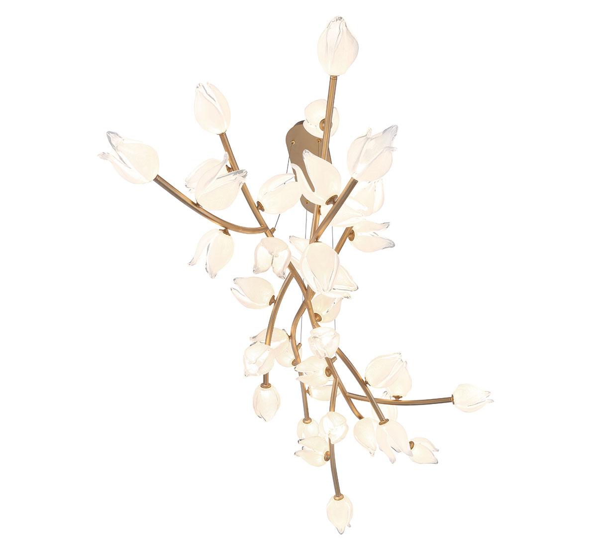 LIB & CO, BELLUNO 37 LIGHT OVAL LED CHANDELIER, CHANDELIER LIGHT