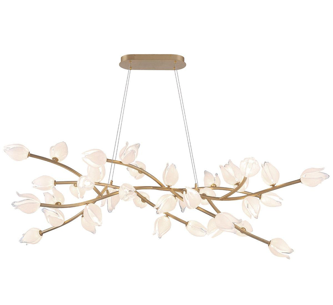 LIB & CO, BELLUNO 37 LIGHT OVAL LED CHANDELIER, CHANDELIER LIGHT
