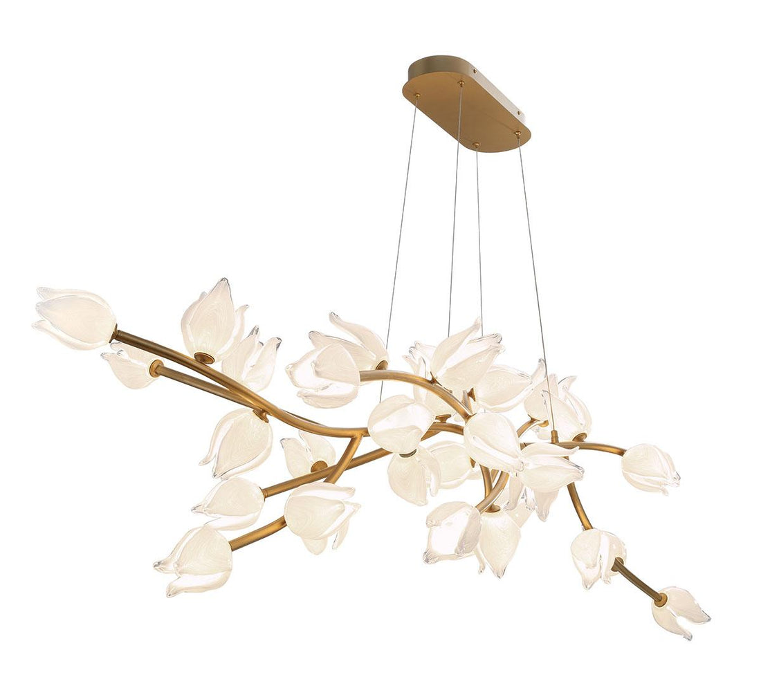 LIB & CO, BELLUNO 37 LIGHT OVAL LED CHANDELIER, CHANDELIER LIGHT