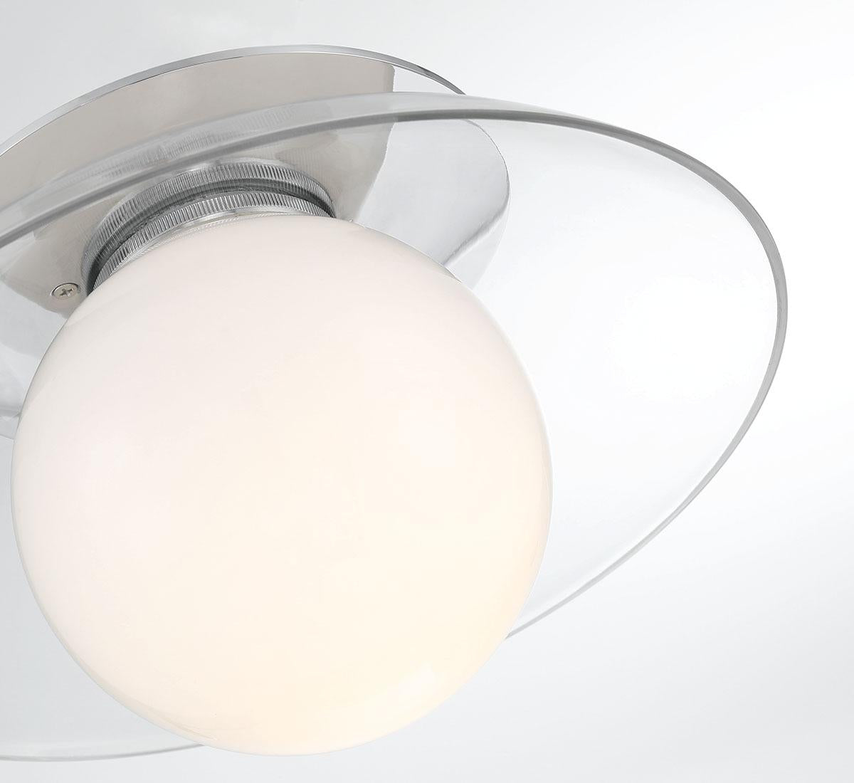 LIB & CO, ANCONA LARGE 1 LIGHT CEILING / WALL MOUNT, FLUSH MOUNT CEILING LIGHTS