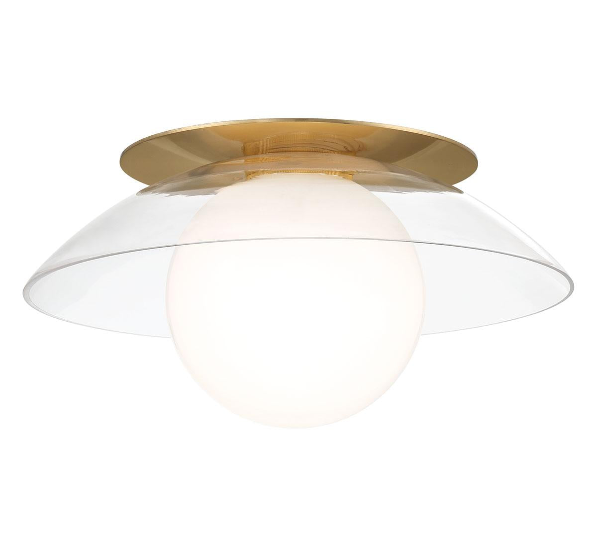 LIB & CO, ANCONA LARGE 1 LIGHT CEILING / WALL MOUNT, FLUSH MOUNT CEILING LIGHTS