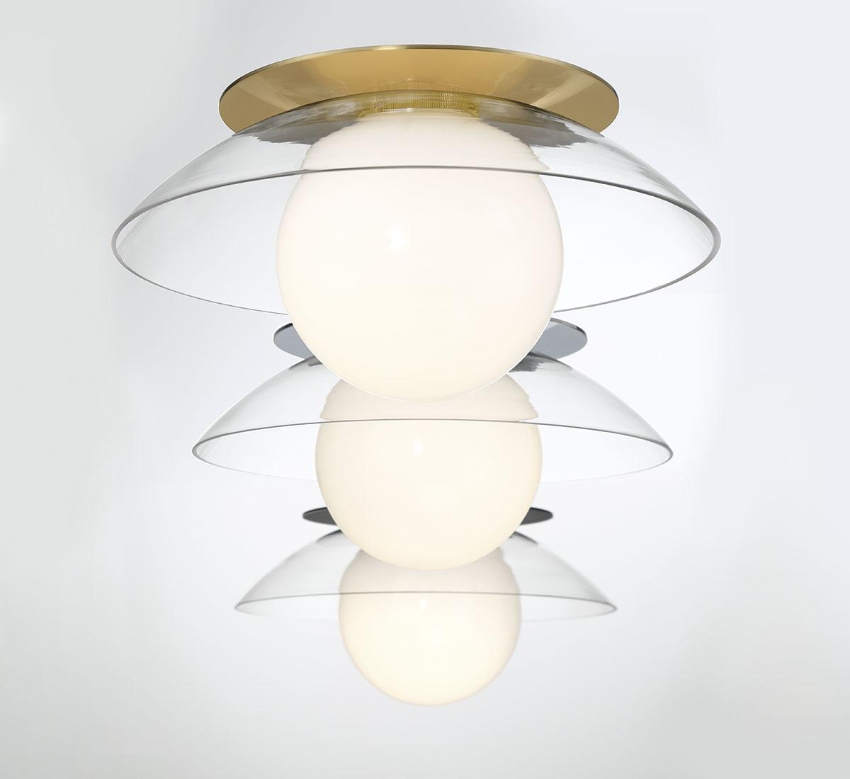 LIB & CO, ANCONA SMALL 1 LIGHT CEILING / WALL MOUNT, FLUSH MOUNT CEILING LIGHTS
