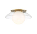 LIB & CO, ANCONA SMALL 1 LIGHT CEILING / WALL MOUNT, FLUSH MOUNT CEILING LIGHTS