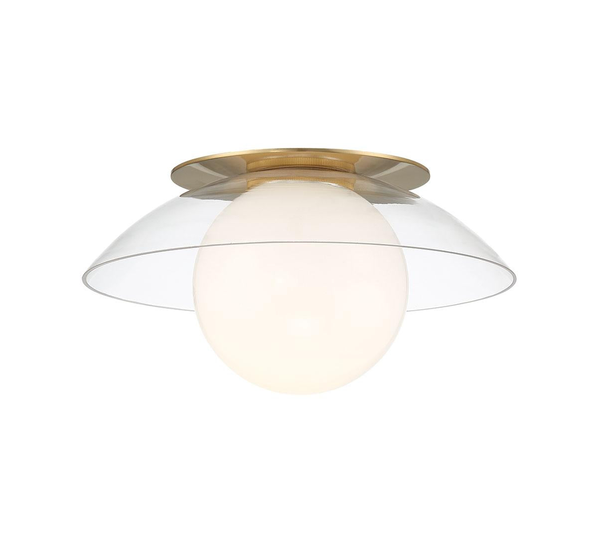 LIB & CO, ANCONA SMALL 1 LIGHT CEILING / WALL MOUNT, FLUSH MOUNT CEILING LIGHTS