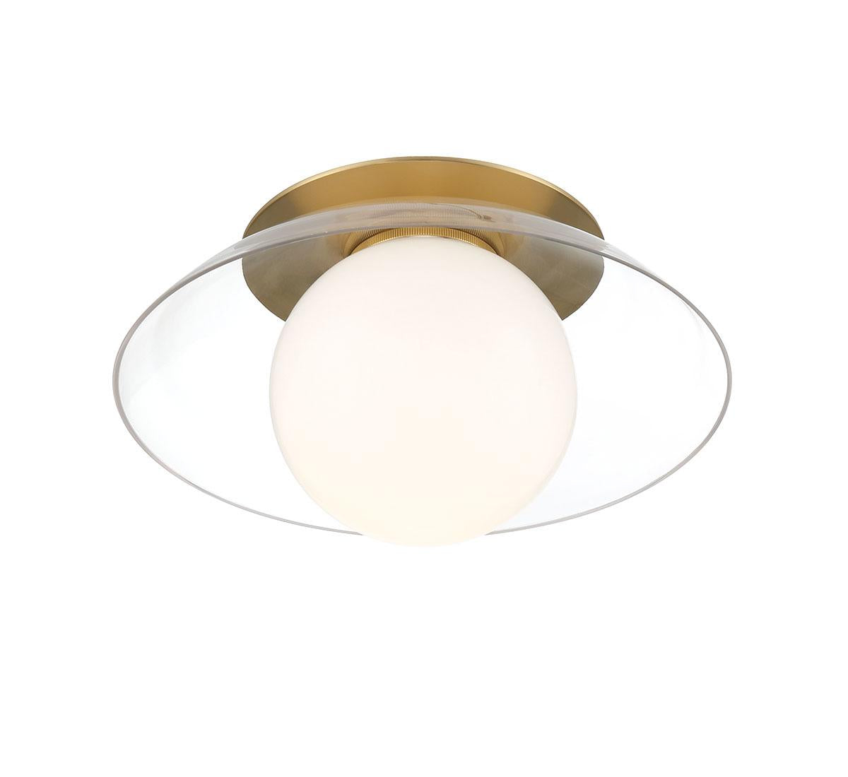 LIB & CO, ANCONA SMALL 1 LIGHT CEILING / WALL MOUNT, FLUSH MOUNT CEILING LIGHTS