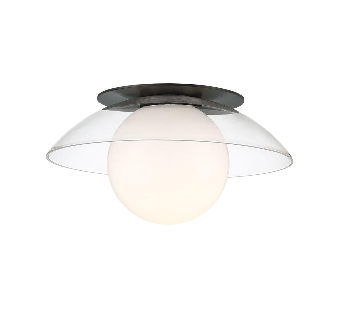 LIB & CO, ANCONA SMALL 1 LIGHT CEILING / WALL MOUNT, FLUSH MOUNT CEILING LIGHTS