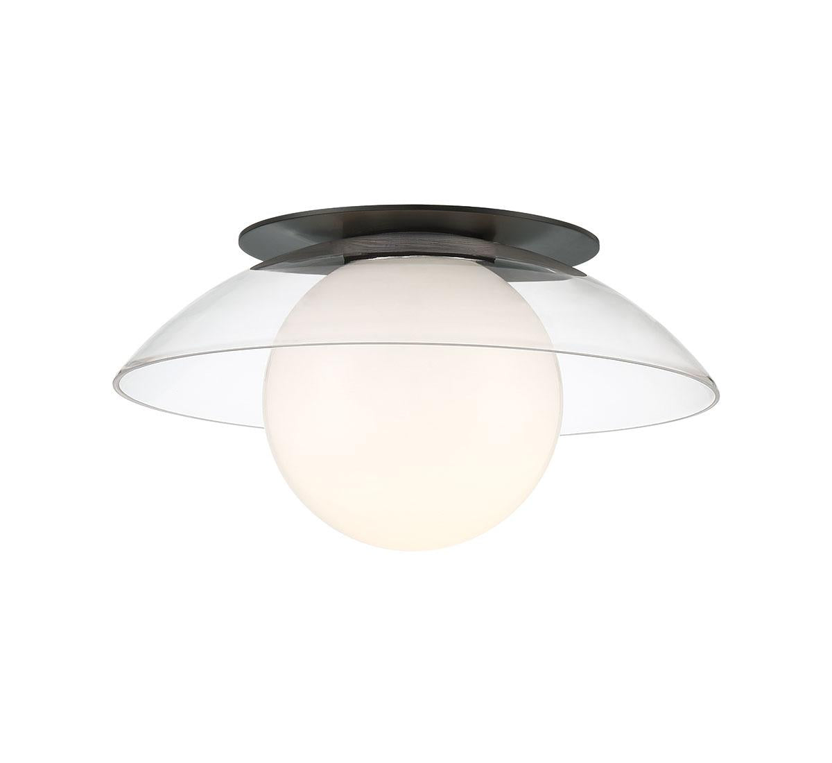 LIB & CO, ANCONA SMALL 1 LIGHT CEILING / WALL MOUNT, FLUSH MOUNT CEILING LIGHTS