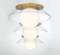 LIB & CO, ANCONA SMALL 1 LIGHT CEILING / WALL MOUNT, FLUSH MOUNT CEILING LIGHTS