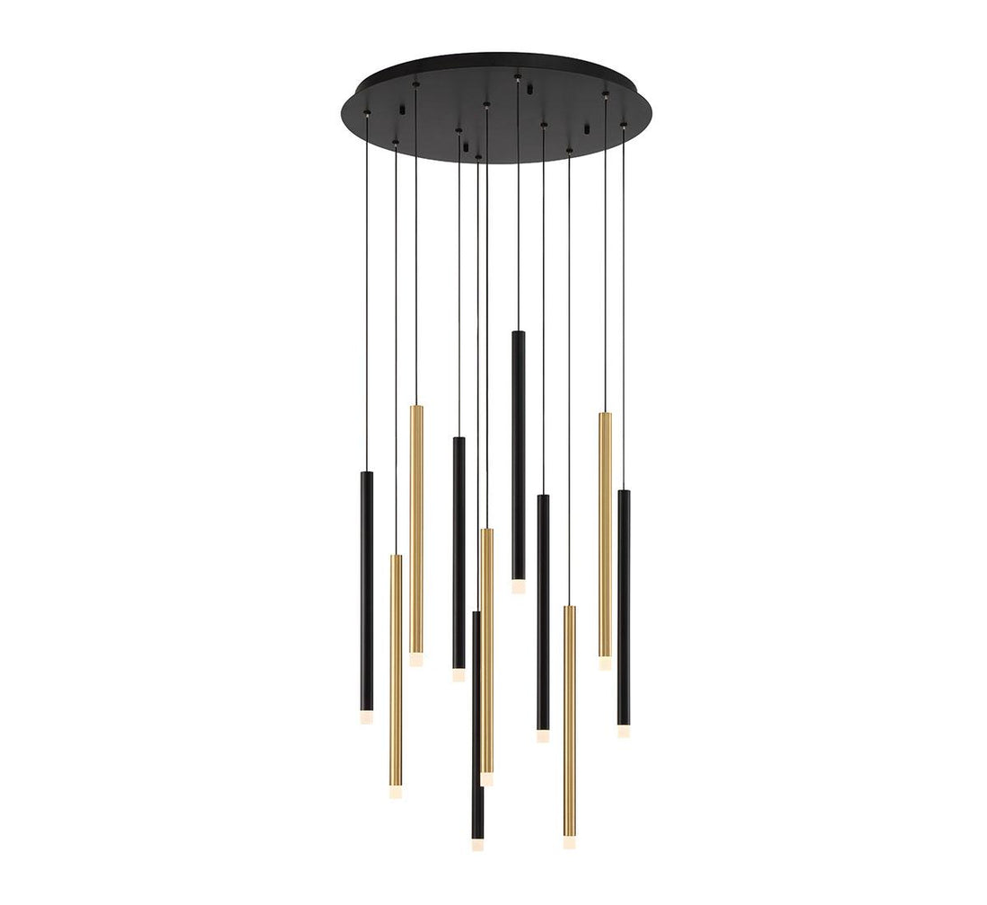 LIB & CO, AMALFI 11 LIGHT ROUND LED CHANDELIER, CHANDELIER LIGHT