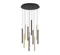 LIB & CO, AMALFI 11 LIGHT ROUND LED CHANDELIER, CHANDELIER LIGHT