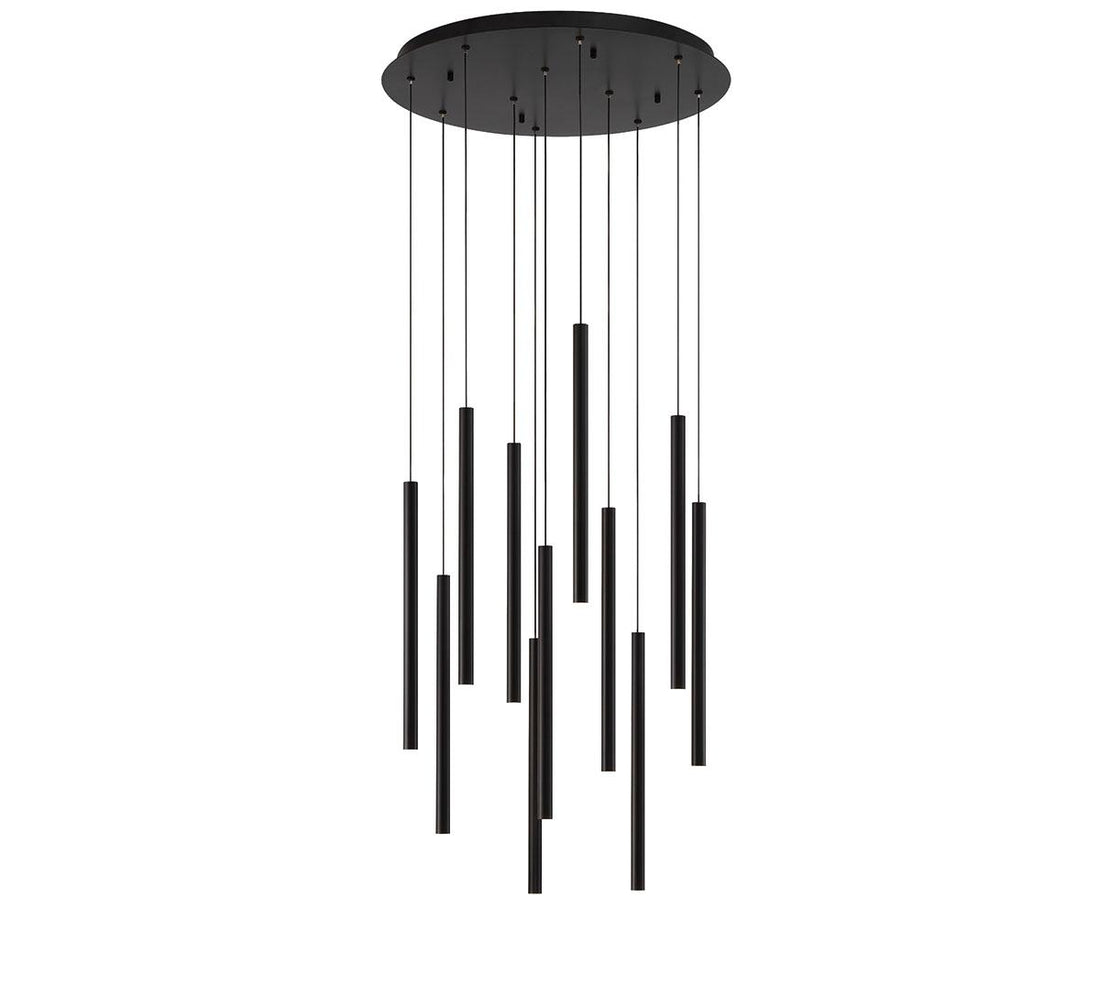 LIB & CO, AMALFI 11 LIGHT ROUND LED CHANDELIER, CHANDELIER LIGHT