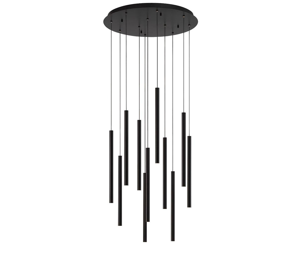 LIB & CO, AMALFI 11 LIGHT ROUND LED CHANDELIER, CHANDELIER LIGHT