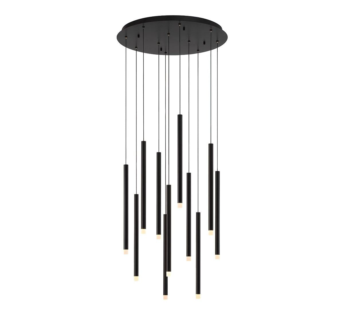 LIB & CO, AMALFI 11 LIGHT ROUND LED CHANDELIER, CHANDELIER LIGHT