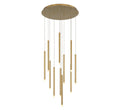 LIB & CO, AMALFI 11 LIGHT ROUND LED CHANDELIER, CHANDELIER LIGHT